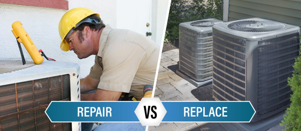 Replace an air conditioner